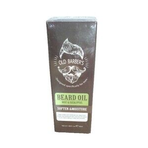 Old Barbers Beard Oil Mint & Eucalyptus 1.69 oz 50ml Men's Grooming NEW